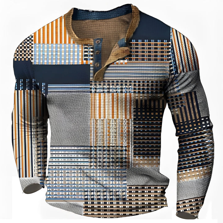 Camisa masculina manga longa para looks casuais e semi-formais. Conforto e estilo para dia a dia.