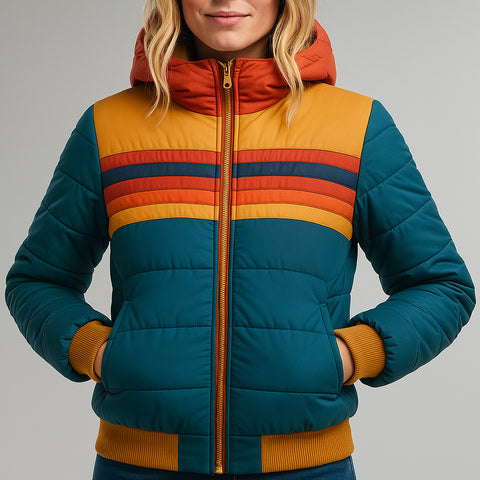 Capa de chuva elegante para mulheres. Impermeável e moderna, garante conforto e estilo em clima chuvoso.