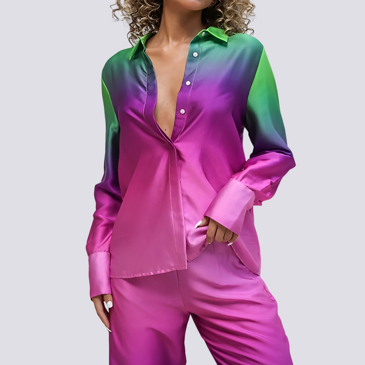 Conjunto feminino elegante para verão. Duas peças versáteis, perfeitas para um estilo casual chic. Conforto na moda.