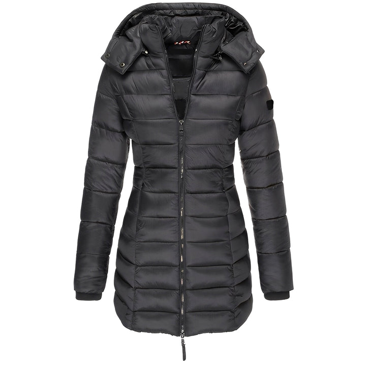 Elegante casaco feminino para inverno, jaqueta que une moda e conforto. Agasalho quente para enfrentar o frio com estilo.