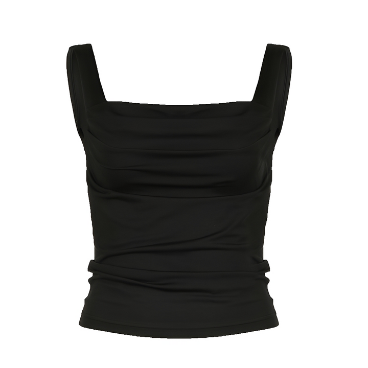 Cami sólido feminino, blusa de verão versátil. Top regata para estilo casual, básico e elegante para qualquer ocasião.