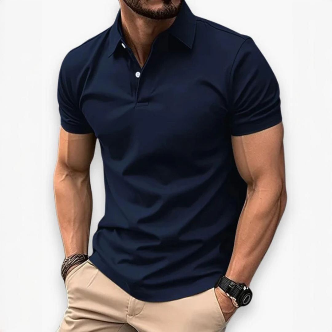 Polo masculina de verão, peça chave para um estilo masculino com frescor e elegância em qualquer ocasião.