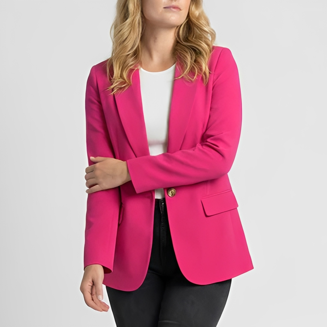 Blazer feminino para roupa social, profissional e elegante. Realça o estilo da mulher com confiança e bom gosto.