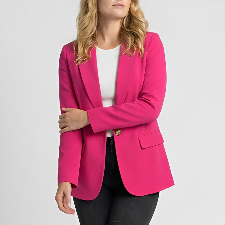 Blazer feminino para roupa social, profissional e elegante. Realça o estilo da mulher com confiança e bom gosto.
