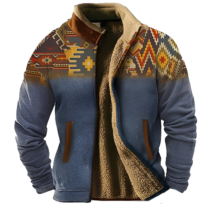 Jaqueta masculina de inverno com design moderno, oferece conforto superior e estilo para moda masculina casual.