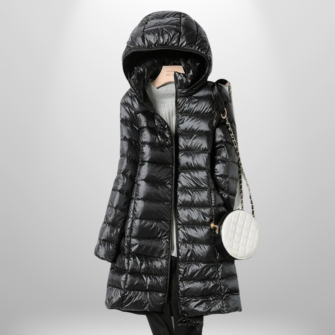 Jaqueta feminina ultraleve para uso diário. Conforto e estilo para outono/inverno casual. Moda versátil.