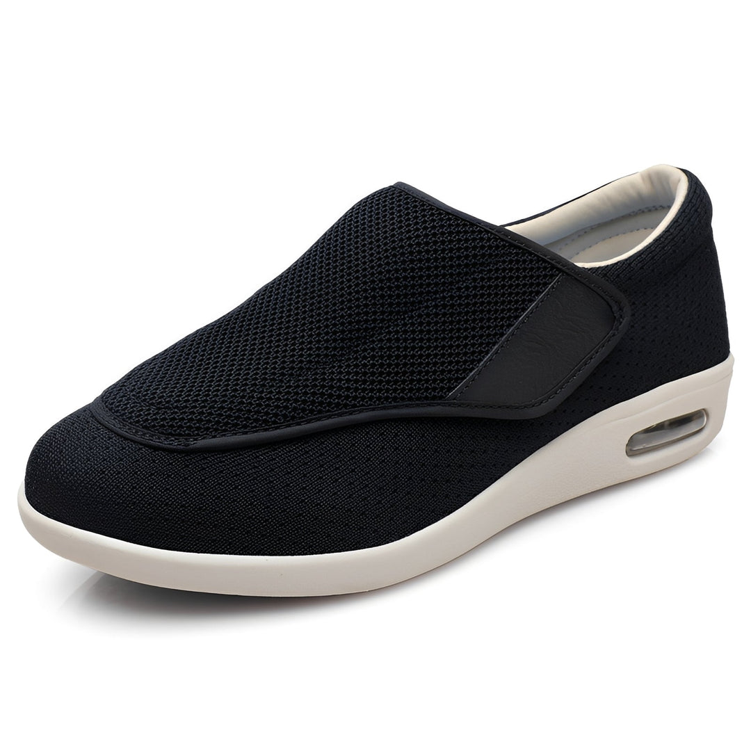 Sapatos femininos Brenna para bem-estar dos pés sensíveis. Oferecem suporte e conforto duradouro para o verão.