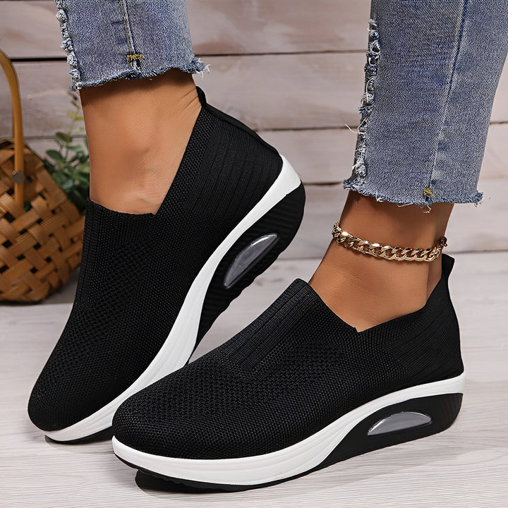 Sapatos femininos com design moderno e respirável. Conforto e suporte excepcionais para uso diário e verão.