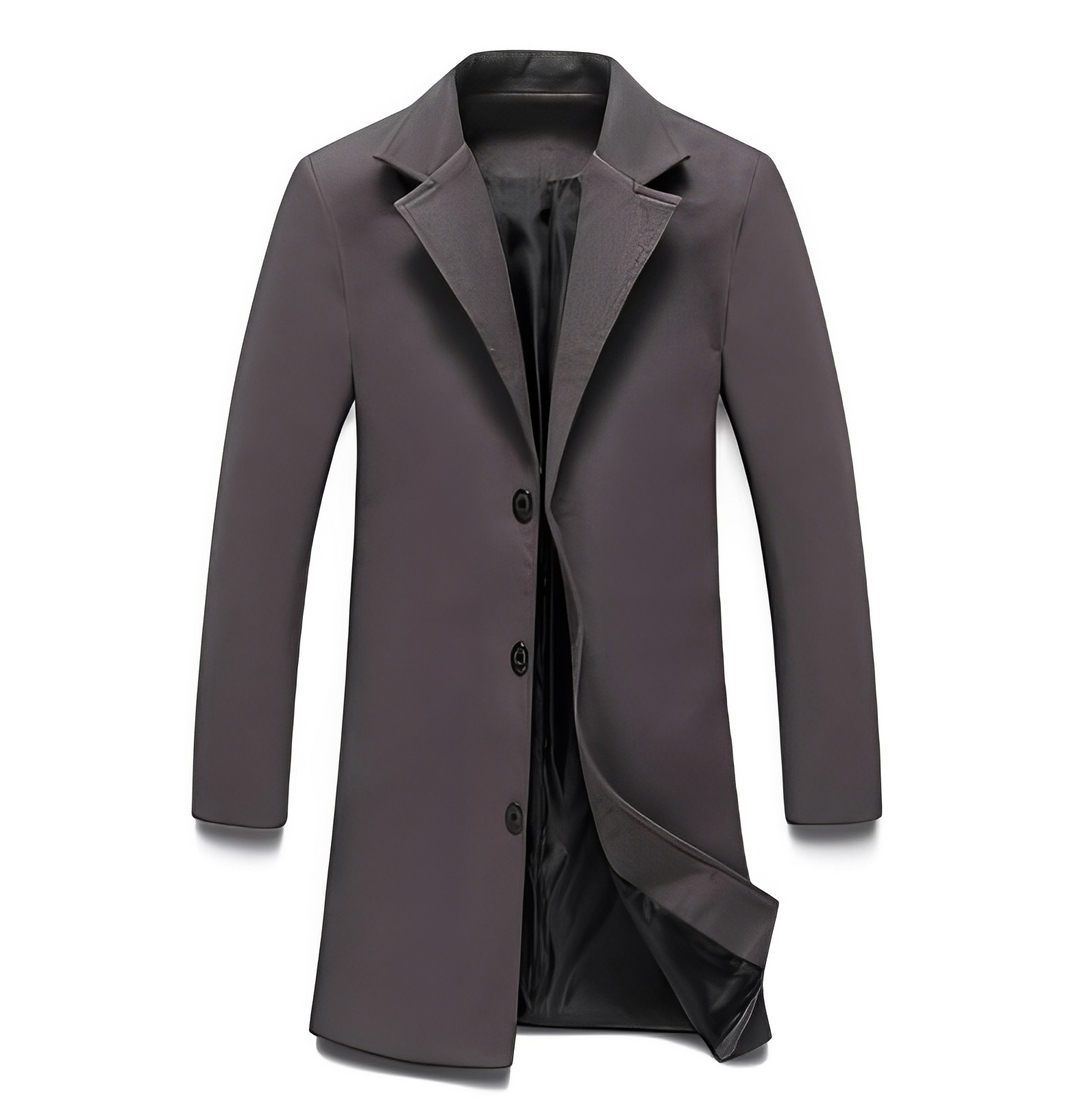 Sobretudo masculino elegante para o inverno. Um agasalho formal que une estilo e conforto na moda social.