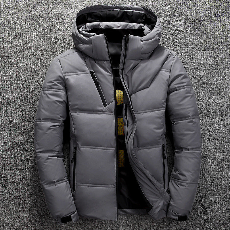 Roupa masculina de inverno: jaqueta acolchoada leve para o dia a dia, oferece versatilidade e proteção contra o frio.