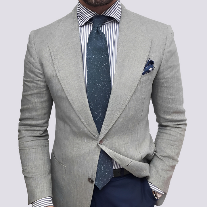 Blazer masculino elegante para eventos formais. Perfeito para festas e ocasiões especiais.