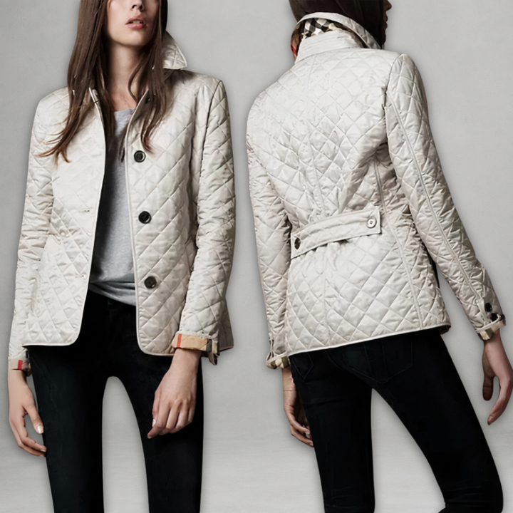 Casaco feminino leve e elegante, perfeito para primavera e outono. Jaqueta moderna e versátil para moda casual.