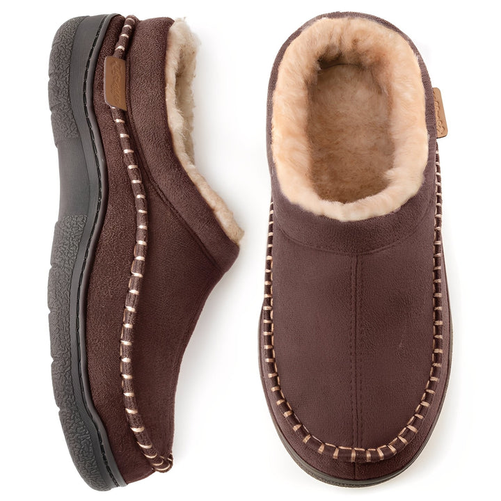 Chinelos masculinos estilosos, perfeitos como calçado de casa, oferecendo conforto e um toque de elegância.