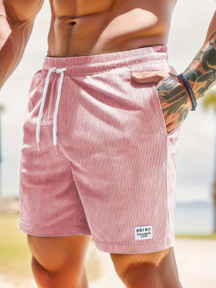Shorts de praia masculinos para o verão, com tecnologia de secagem rápida, essenciais para a água.