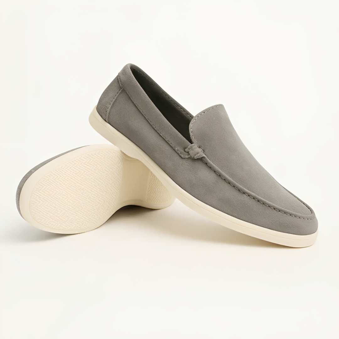 Calçado masculino casual elegante em material respirável para verão e dia a dia. Conforto versátil.