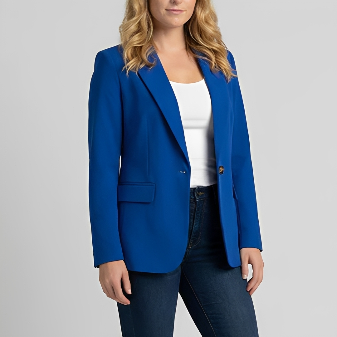 Blazer feminino que inspira confiança, elegante e versátil para moda mulher. Perfeito para qualquer ocasião.