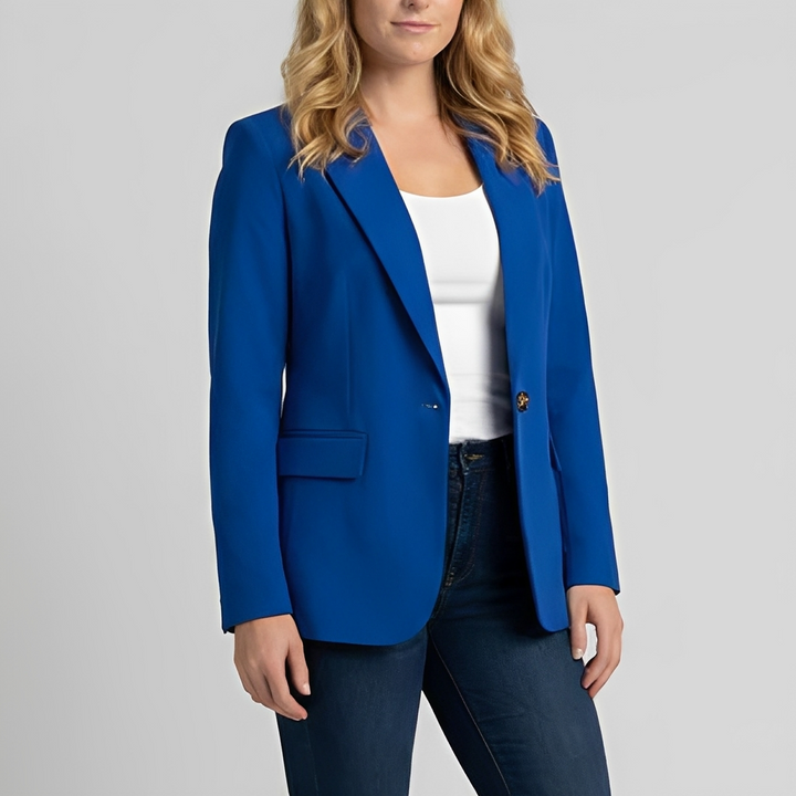 Blazer feminino que inspira confiança, elegante e versátil para moda mulher. Perfeito para qualquer ocasião.