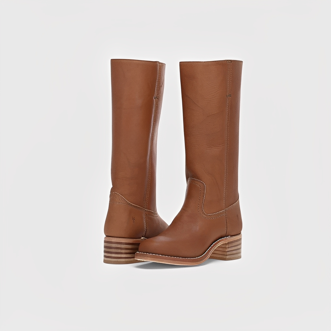 Botas femininas de salto alto que oferecem elegância e conforto duradouro. Calçado versátil para o inverno.