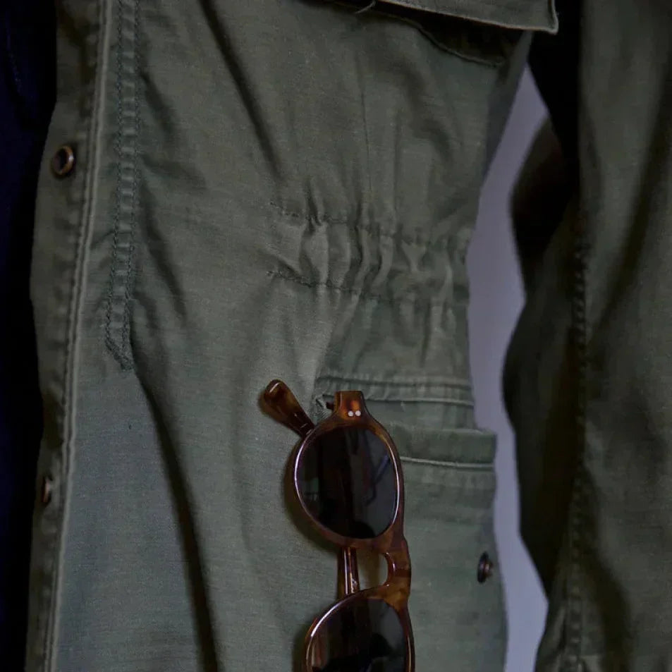 Jaqueta de campo masculina Luca, roupa exterior verde/preta para moda casual e estilo atemporal em qualquer estação.