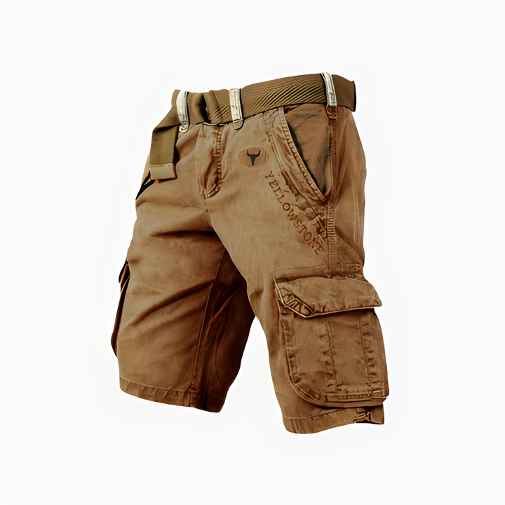 Short masculino cargo de verão, estilo casual e descontraído para lazer.