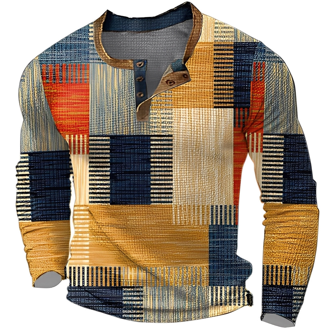 Pullover masculino quente e elegante para inverno, ideal para conforto térmico e moda masculina casual.