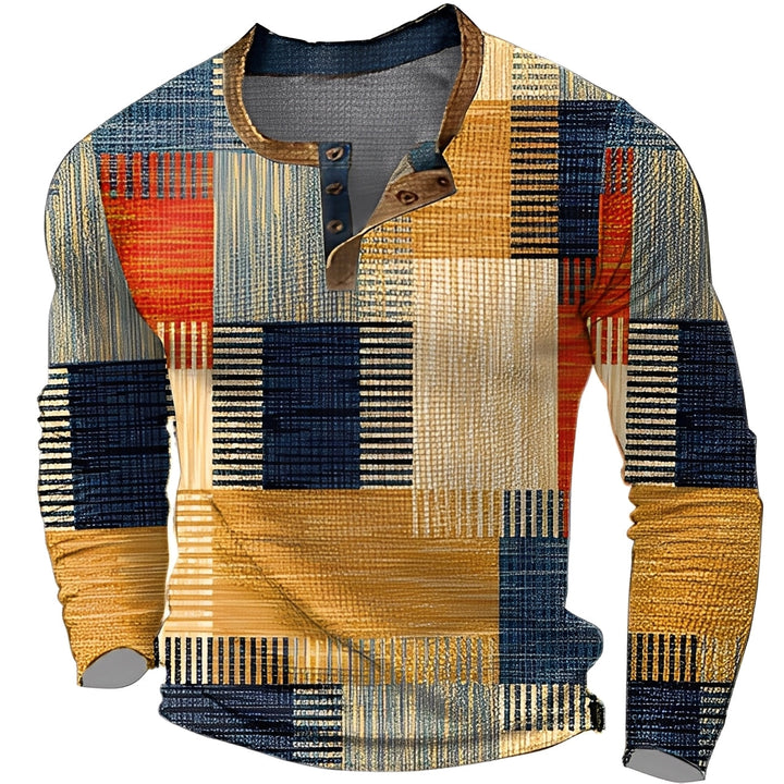 Pullover masculino quente e elegante para inverno, ideal para conforto térmico e moda masculina casual.