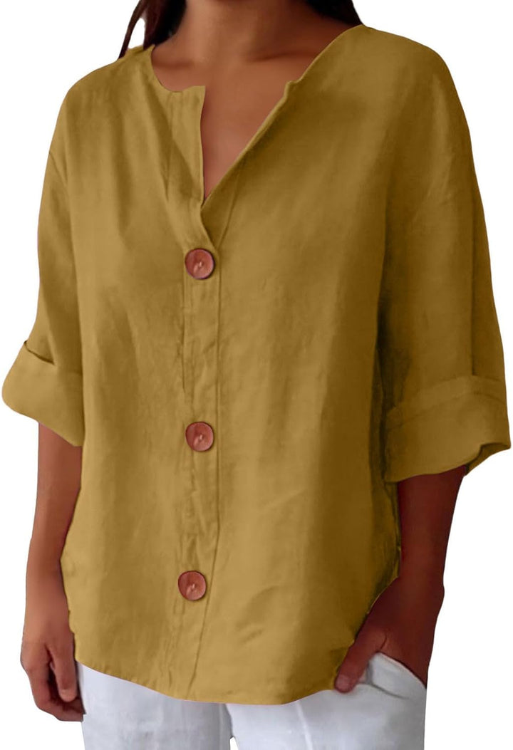 Blusa feminina em cores vibrantes para verão. Leve, elegante e confortável, perfeita para moda primavera.