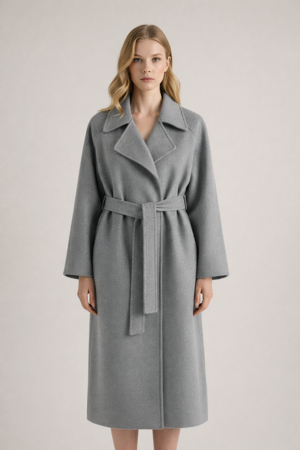 Casaco feminino envelope clássico, elegante e confortável. Perfeito para o inverno casual e trabalho. Roupa chique.
