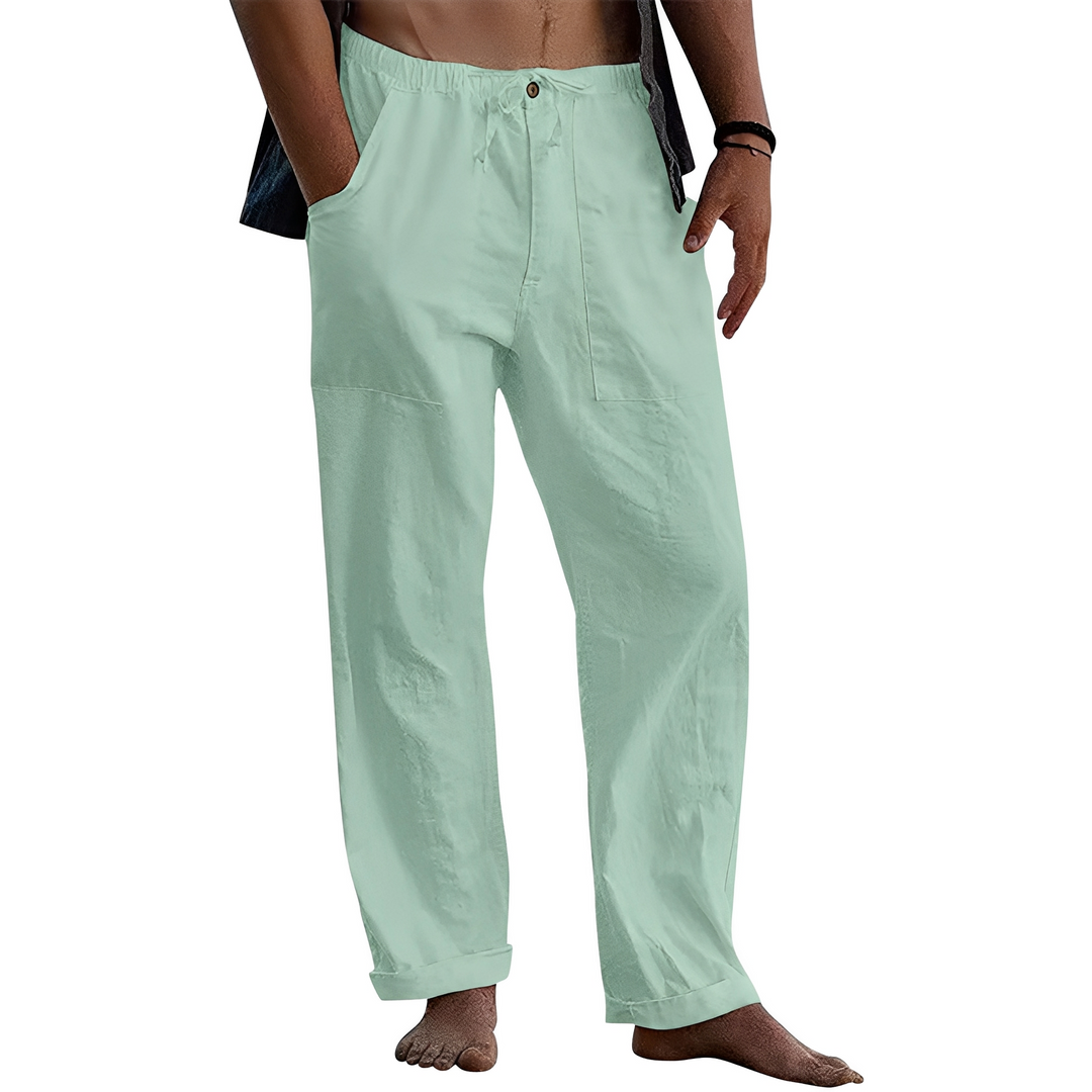 Roupa masculina: calça casual de verão para máximo conforto e moda.