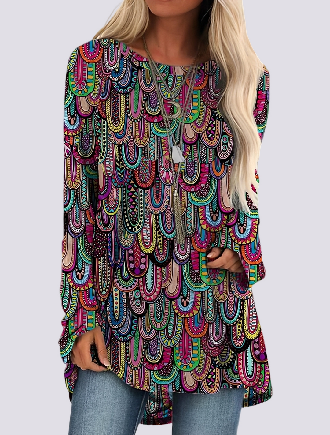 Camisa vestido feminina étnica de verão, manga curta. Estilo versátil com conforto para o dia a dia.