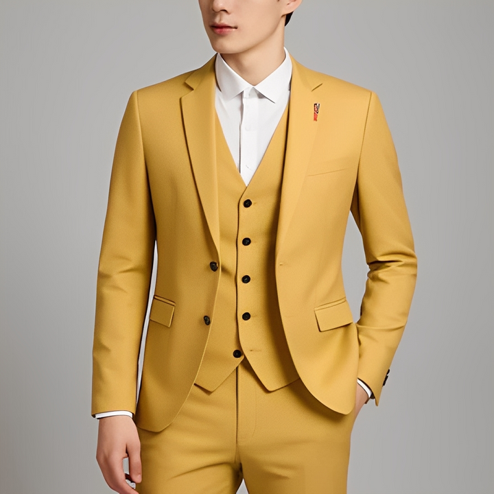 Terno masculino formal para casamento, noivado ou evento executivo. Conjunto 3 peças com caimento perfeito.