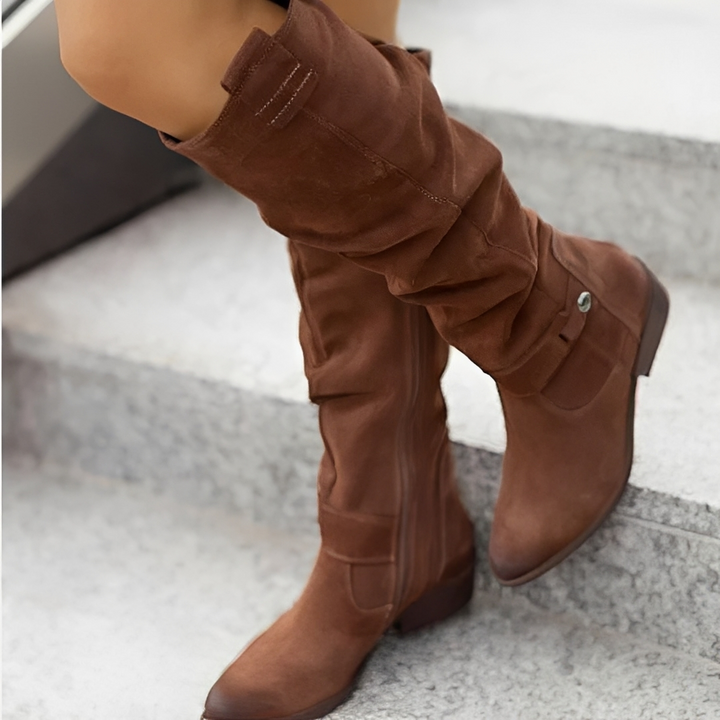 Botas femininas quentes e elegantes, oferecendo máximo conforto e aquecimento para os dias de inverno rigorosos.