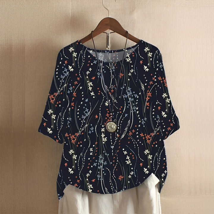 Blusa feminina de manga longa, confortável e versátil para o dia a dia. Moda casual para outono/inverno.