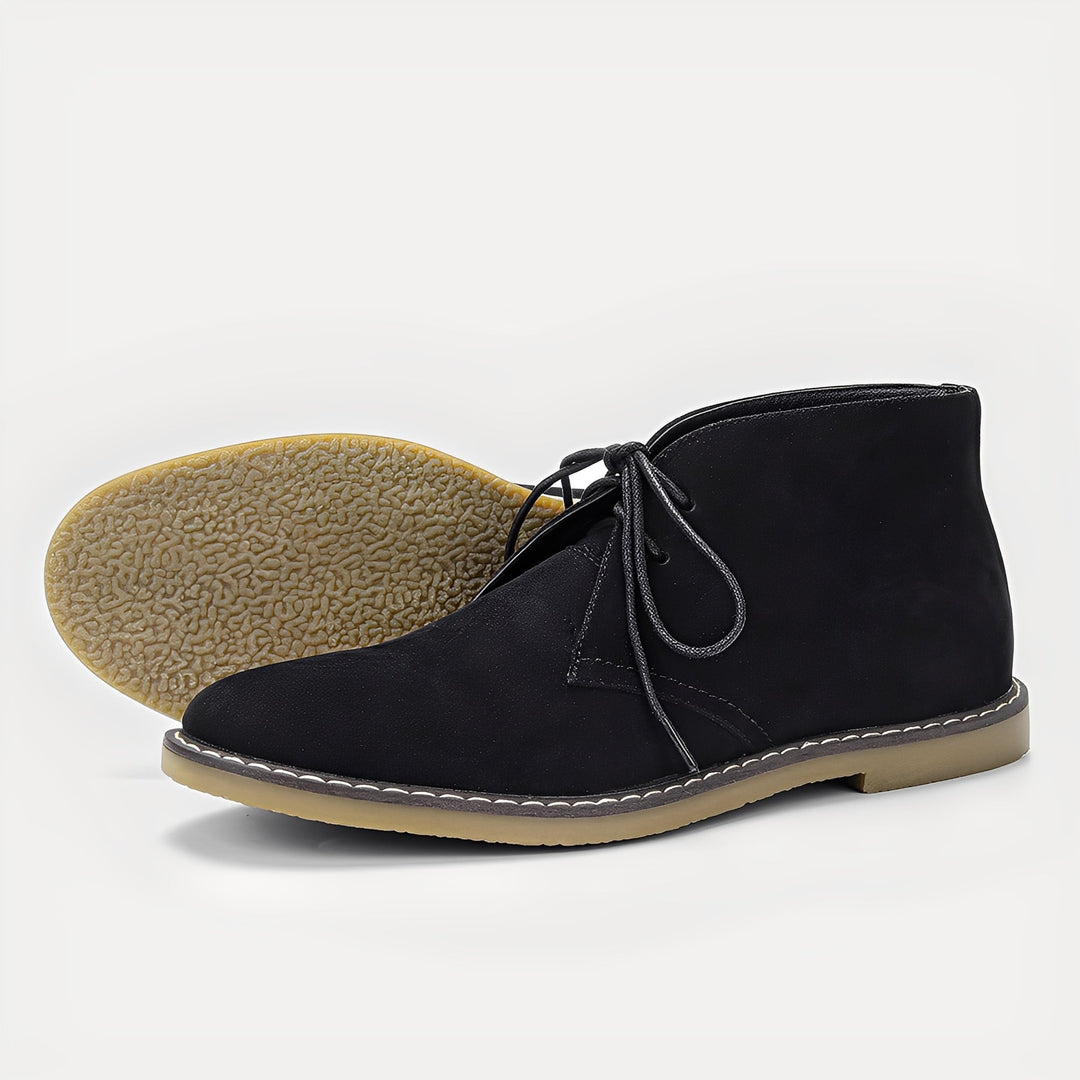 Kendrick: Botas masculinas casual, com biqueira redonda, que oferecem durabilidade e estilo para todas as estações.