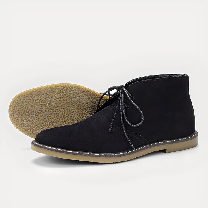 Kendrick: Botas masculinas casual, com biqueira redonda, que oferecem durabilidade e estilo para todas as estações.