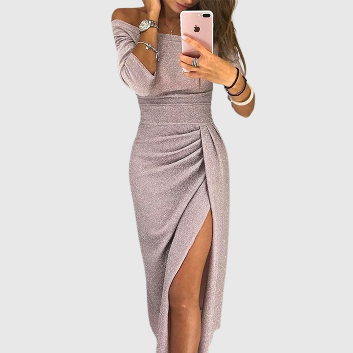 Vestido maxi halter versátil feminino. Elegante para festas, confortável para casual. Essencial na moda verão chic.