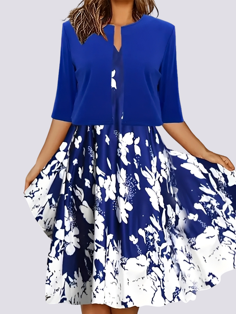 Vestido longo elegante e peça superior a combinar, um conjunto feminino essencial para o verão e eventos.