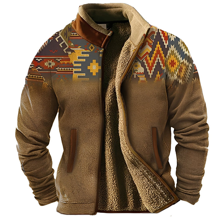 Estiloso casaco masculino para exterior, térmico e confortável, perfeito para aventuras no inverno.