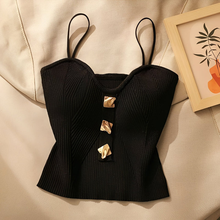 Blusa feminina top corset canelado, elegante e versátil. Perfeito para moda casual ou noite.