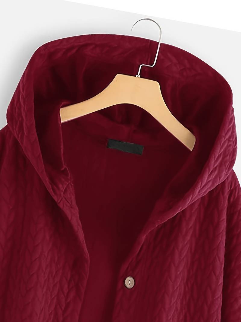 Jaqueta feminina de inverno, com capuz quente. Casaco estiloso para moda feminina, agasalho confortável para o frio.