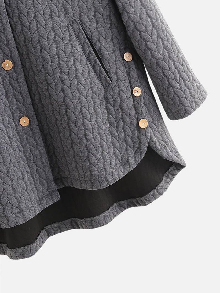 Jaqueta feminina para inverno, estilo formal. Casaco elegante da moda, ideal para conforto em ocasiões especiais.