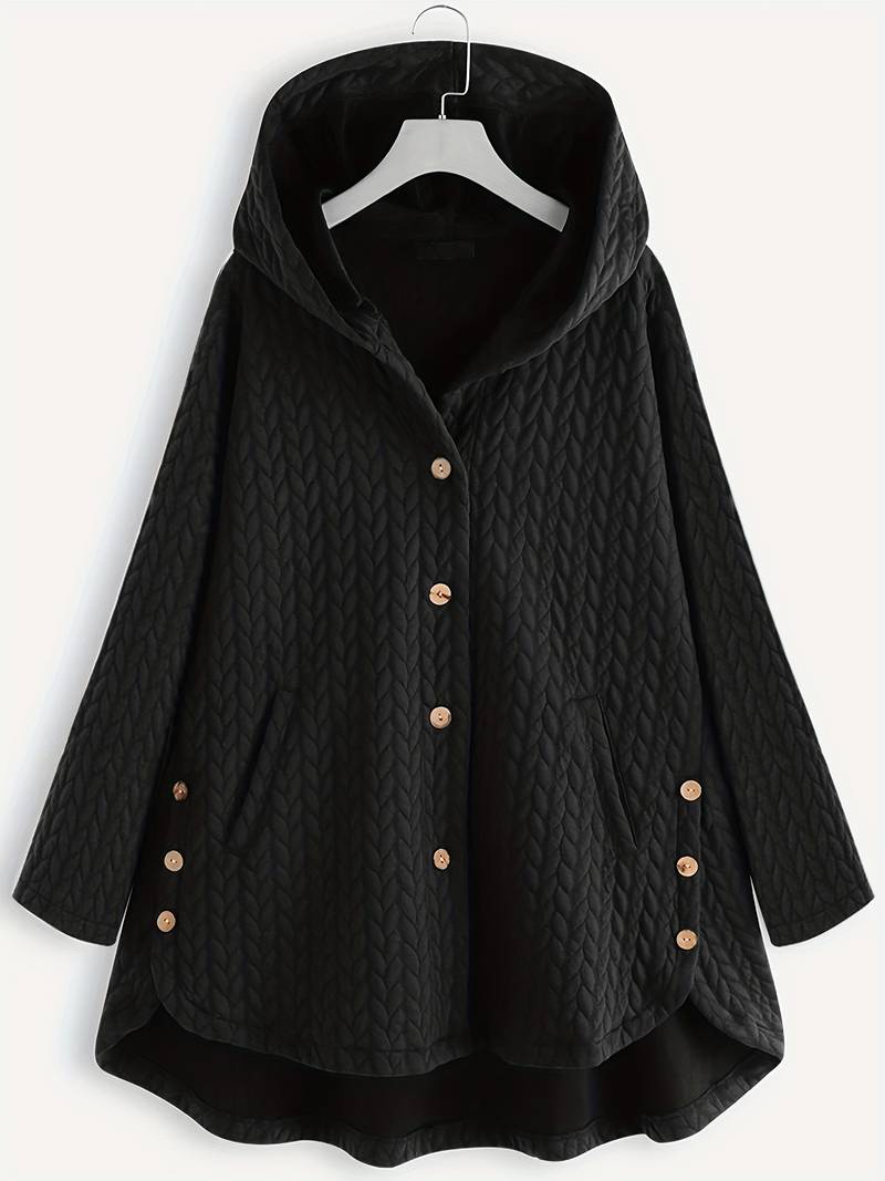 Casaco feminino de inverno elegante. Jaqueta quente e confortável para moda feminina, ideal para o frio.