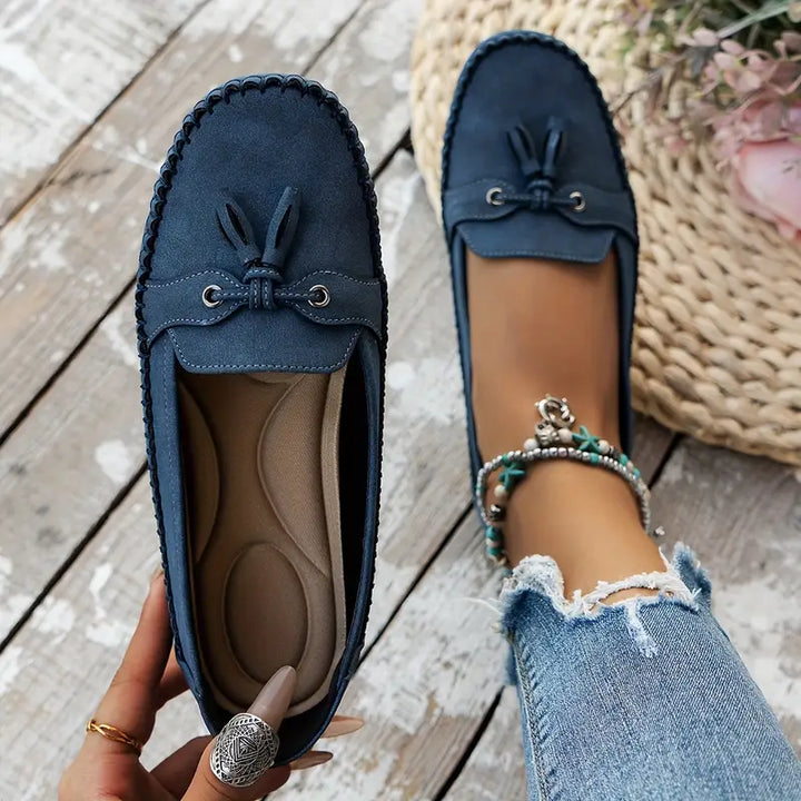 Mocassim feminino rosa Elisa, toque casual e trendy para seus pés.