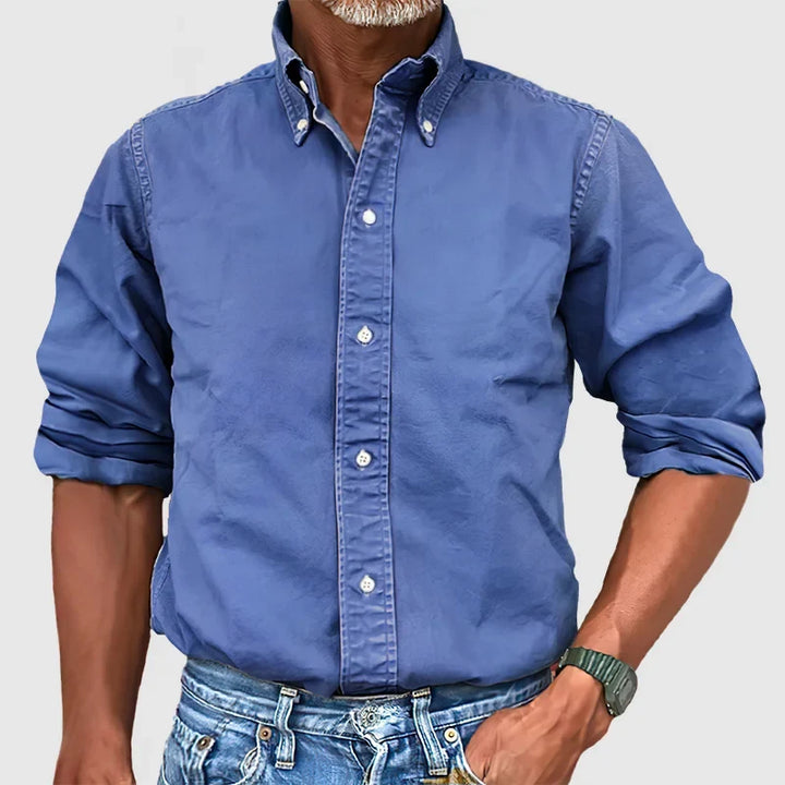 Camisa masculina vintage super confortável e versátil para o dia a dia e verão.