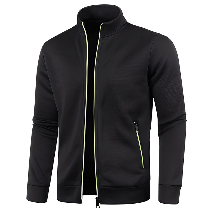 Jaqueta masculina moderna, moda inverno, agasalho casual com conforto e design versátil.