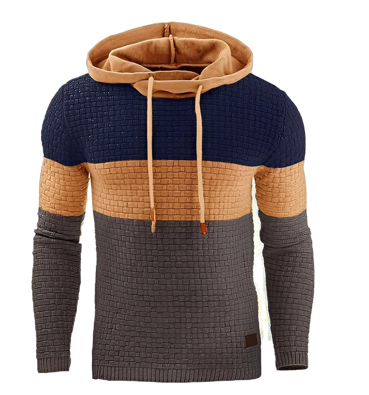 Camisola masculina de manga comprida descontraída para conforto casual e estilo outono inverno.