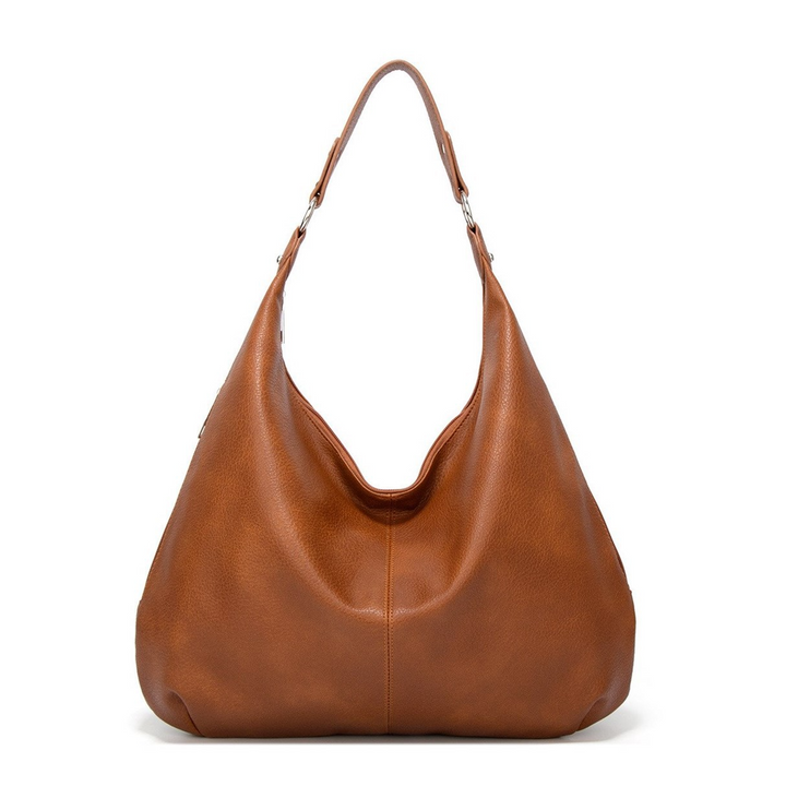 Bolsa de ombro feminina Aryana, grande capacidade, ideal para o dia a dia e organização.