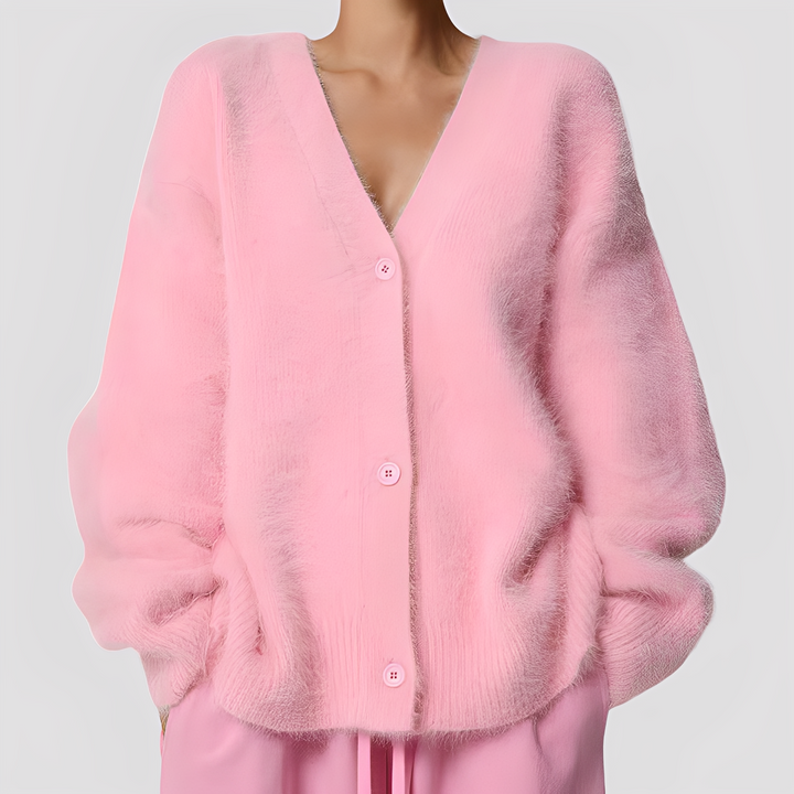 Roupa feminina de inverno: suéter elegante para um visual casual, confortável e aquecido, ideal para o frio.
