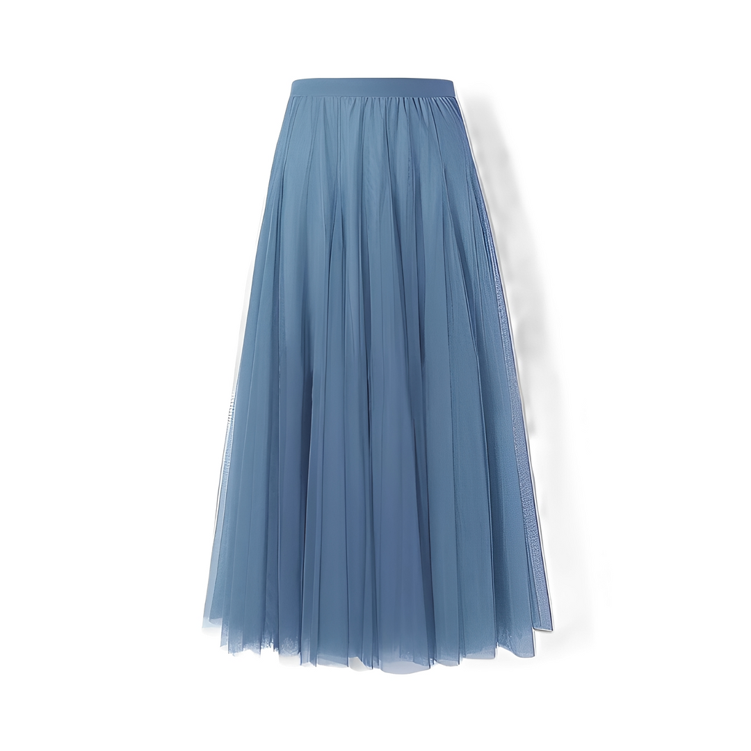 Saia midi elegante e fluida, perfeita para compor looks de verão.