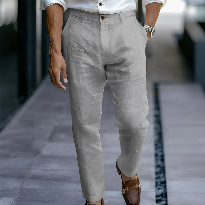 Calças folgadas masculinas para máximo conforto, um essencial casual e versátil para a moda de verão.